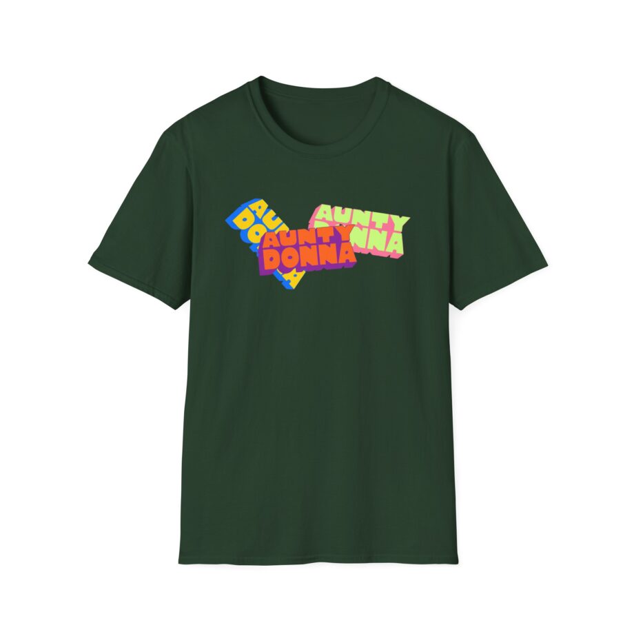 Aunty Donna Three Logo Unisex Softstyle T-shirt