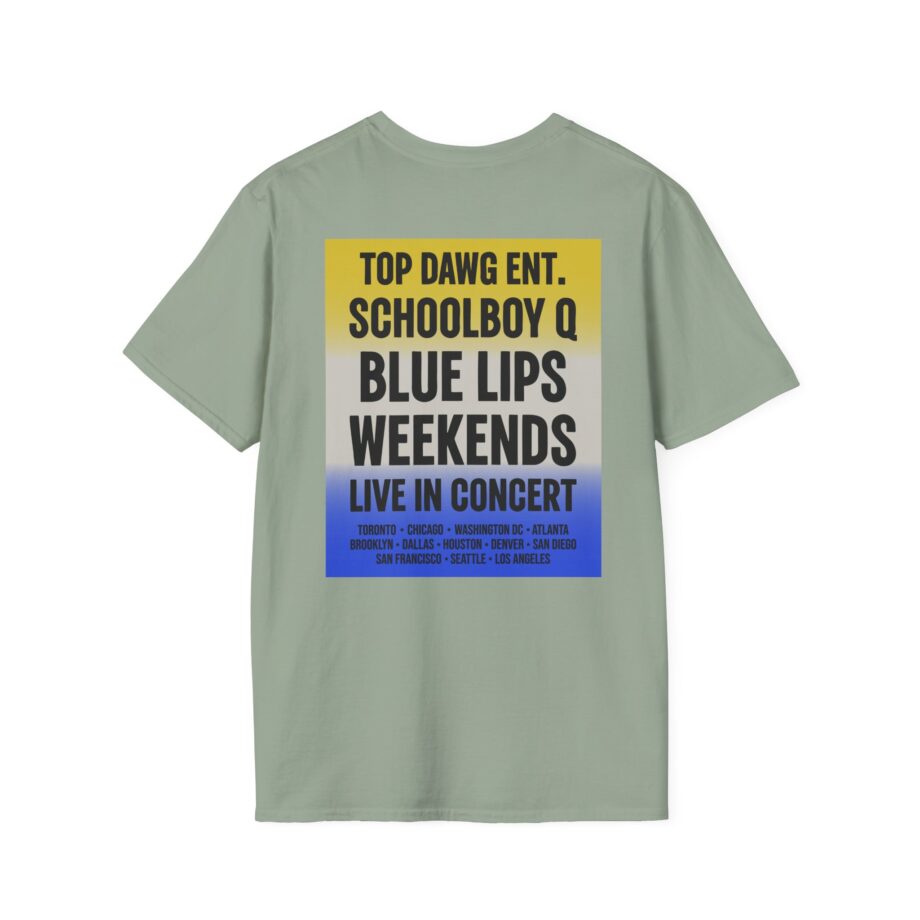 Isaiah Rashad the Blue Lips Tour Unisex Softstyle T-Shirt