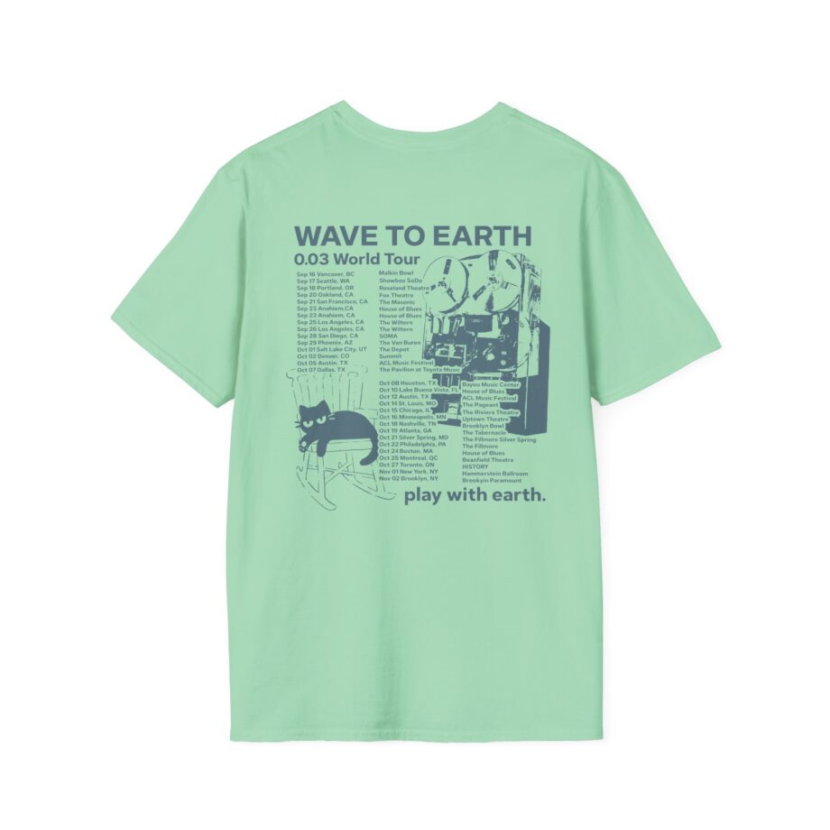 Wave to Earth 0.03 NA Tour Unisex Softstyle T-Shirt