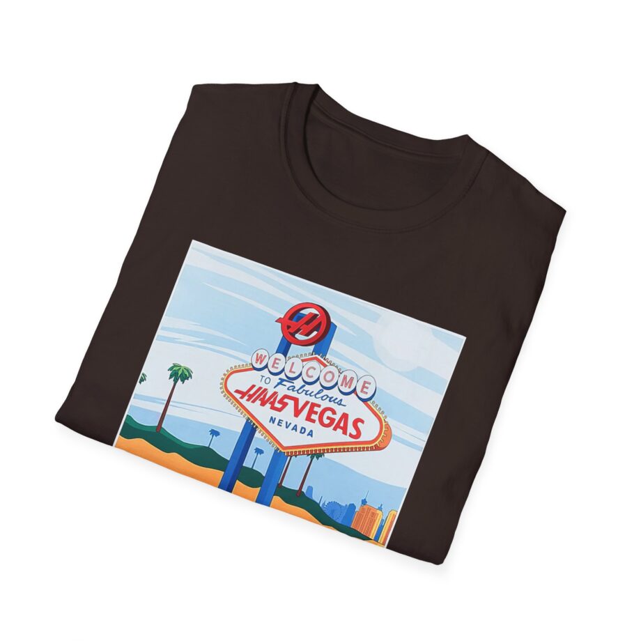 Haas F1 Las vegas Gp Unisex Softstyle T-Shirt