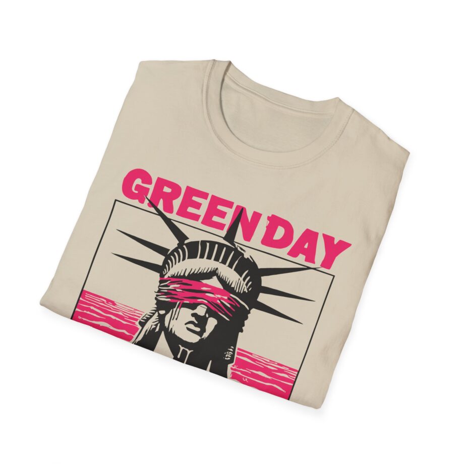 Green Day Lady Liberty Unisex Softstyle T-shirt