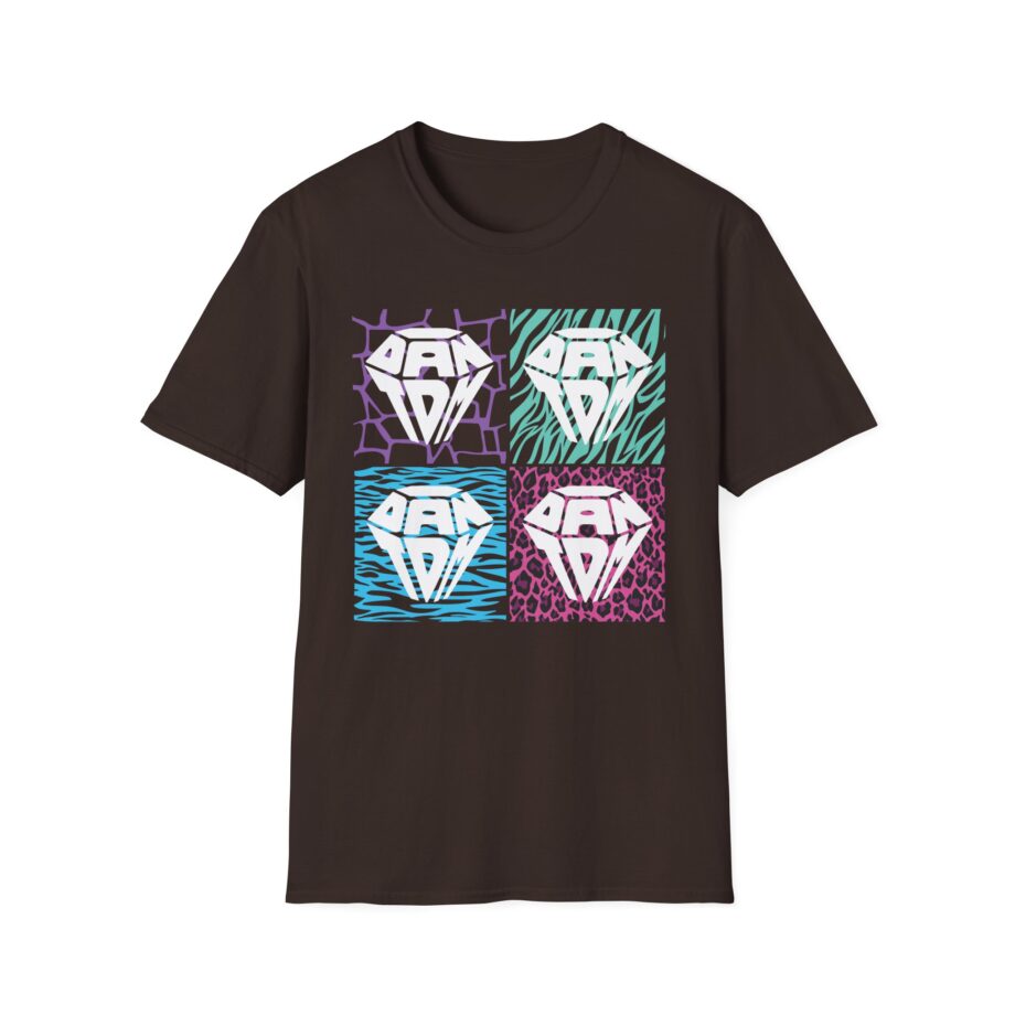 Dan Tdm Hair Metal Diamonds Unisex Softstyle T-shirt