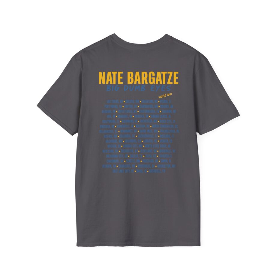 Nate Bargatze Big Dumb Eyes Tour Unisex Softstyle T-Shirt