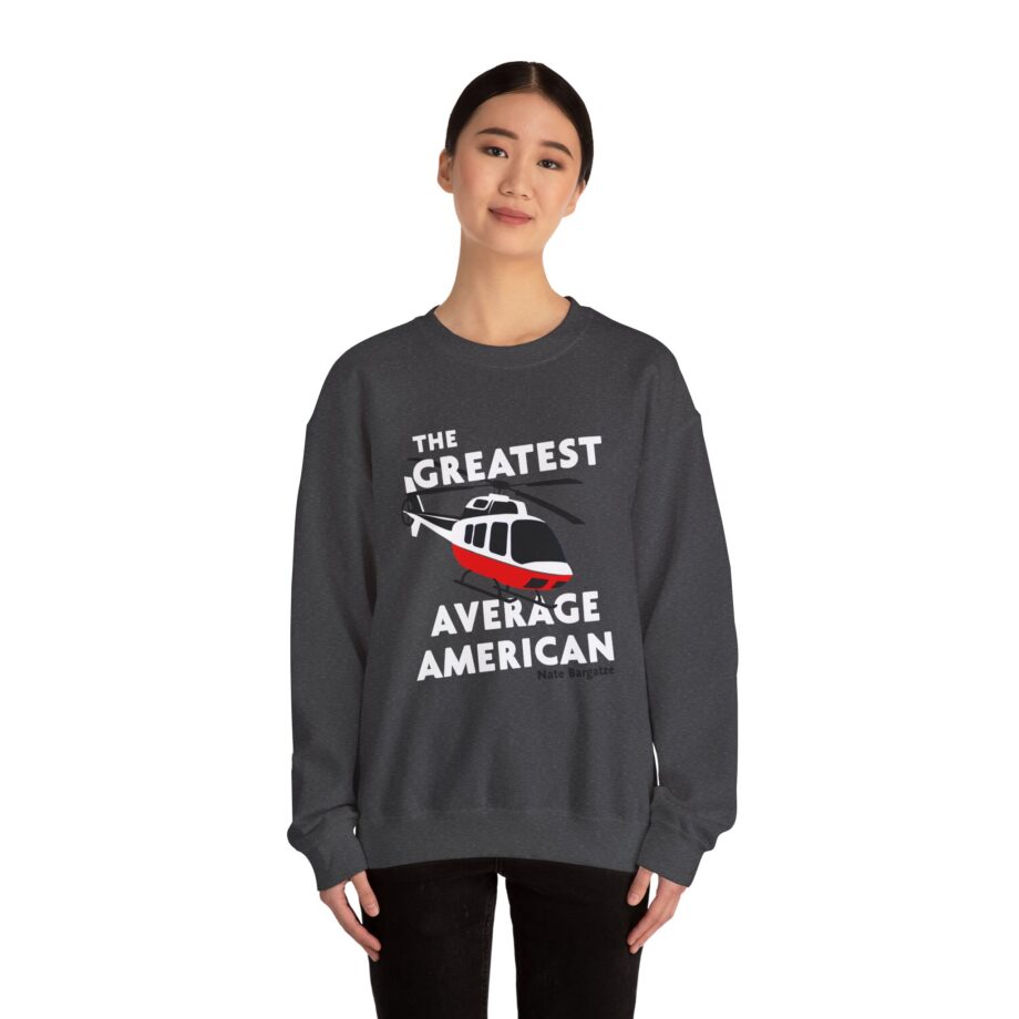 The Greatest Average American Nate Bargatze Unisex Heavy Blend™ Crewneck Sweatshirt
