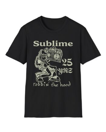 Sublime Smoke 2 Joints Skull Unisex Softstyle T-shirt