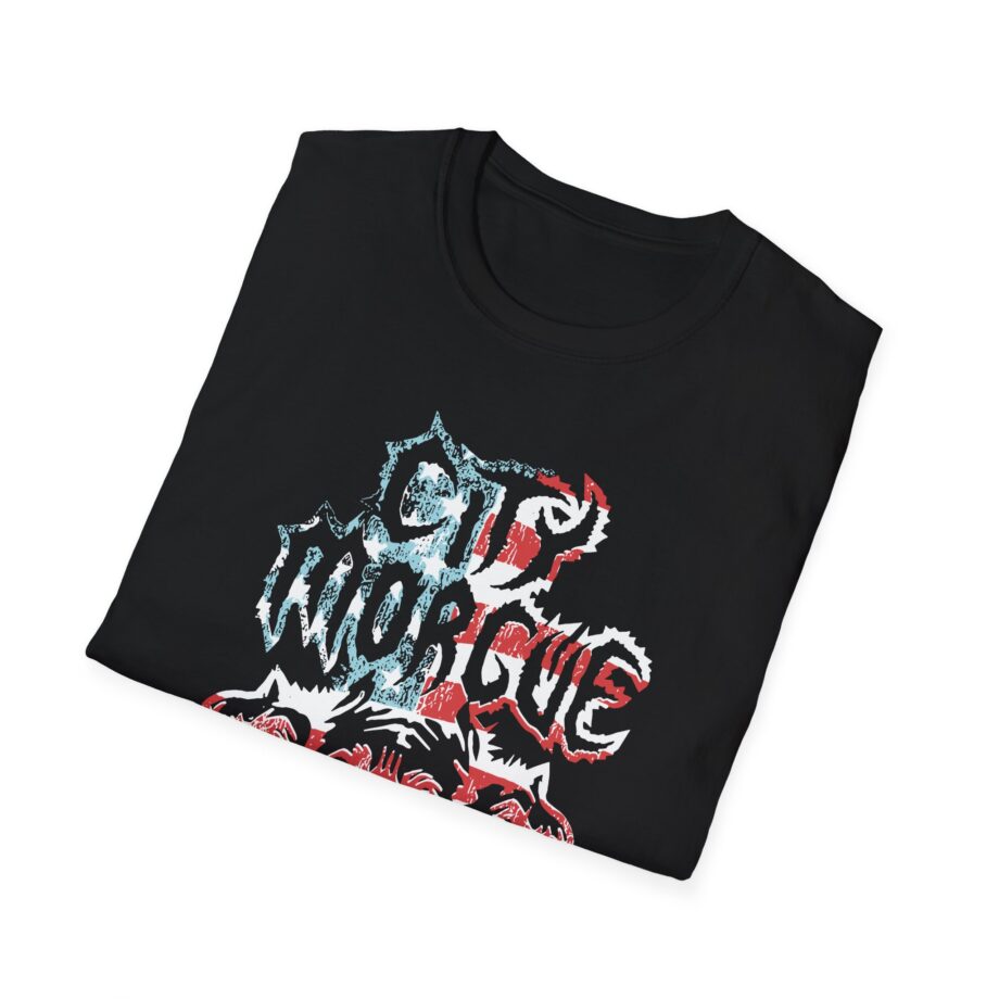 CM My Bloody America Knife Unisex Softstyle T-shirt