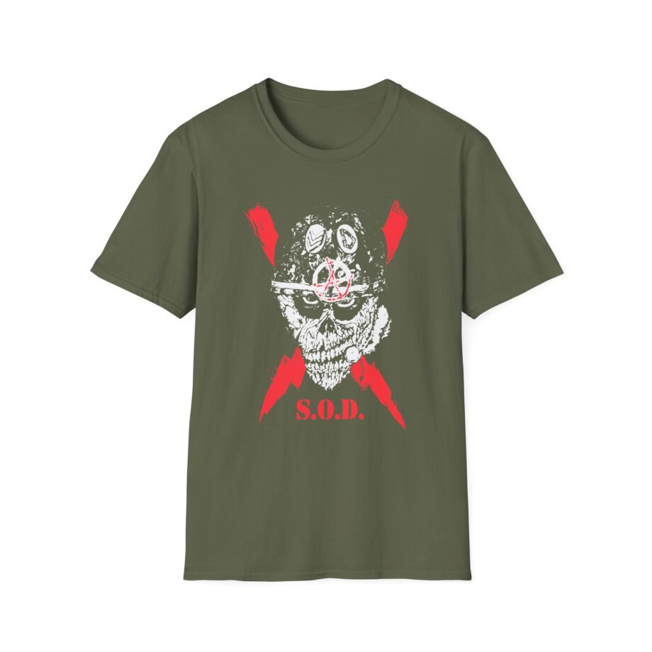 Sod, Stormtroopers of Death, Metal Band Unisex Softstyle T-shirt