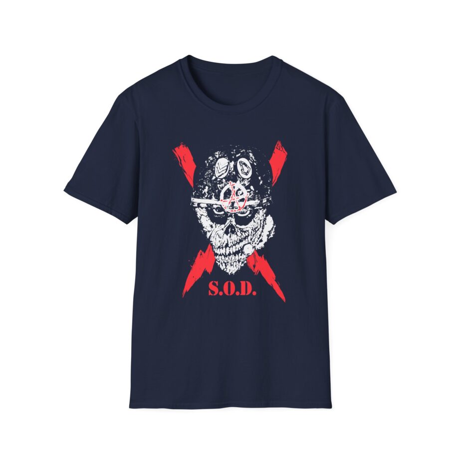 Sod, Stormtroopers of Death, Metal Band Unisex Softstyle T-shirt
