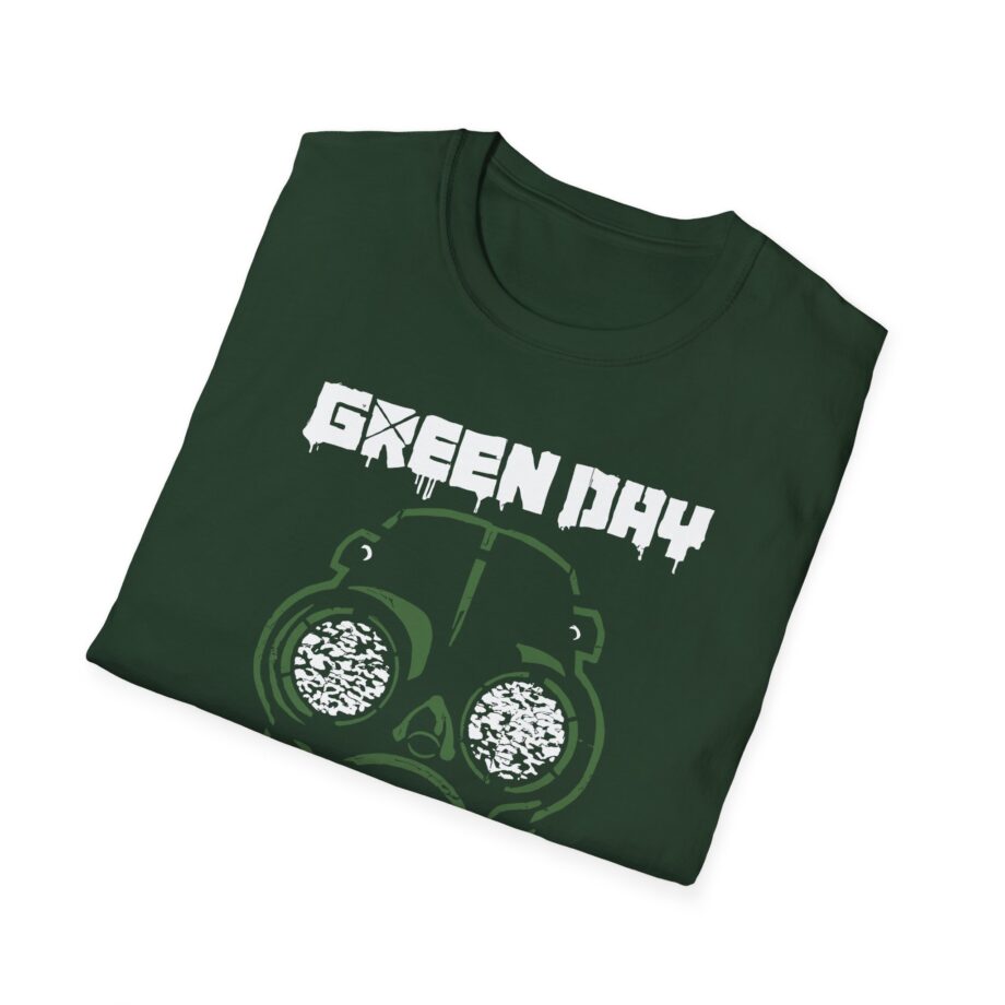 Green Day Gas Mask Unisex Softstyle T-shirt