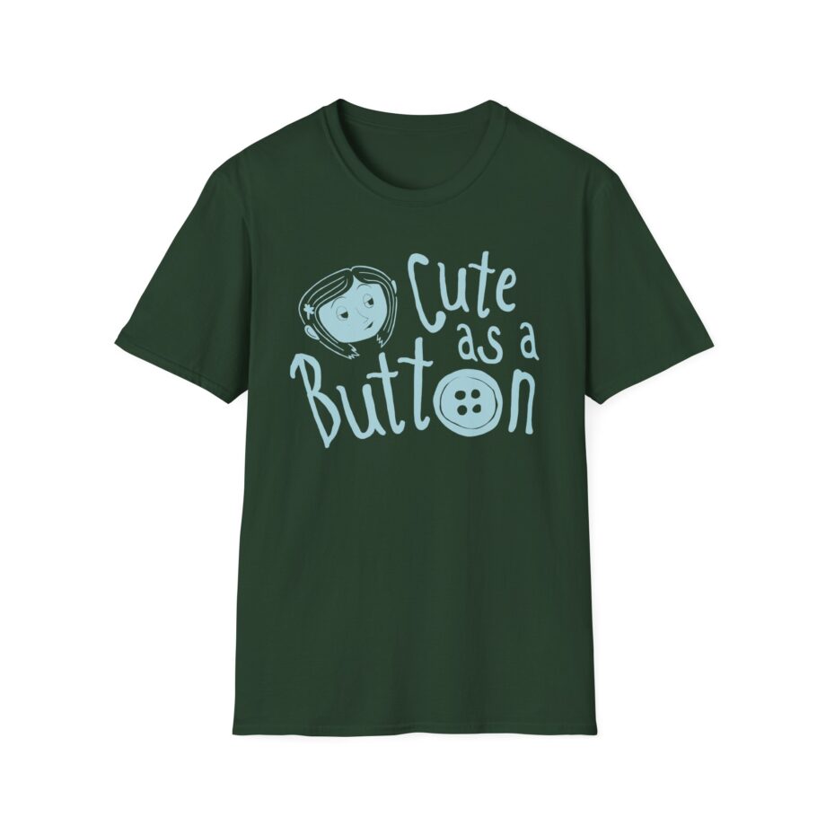 Coraline Cute Button Unisex Softstyle T-shirt