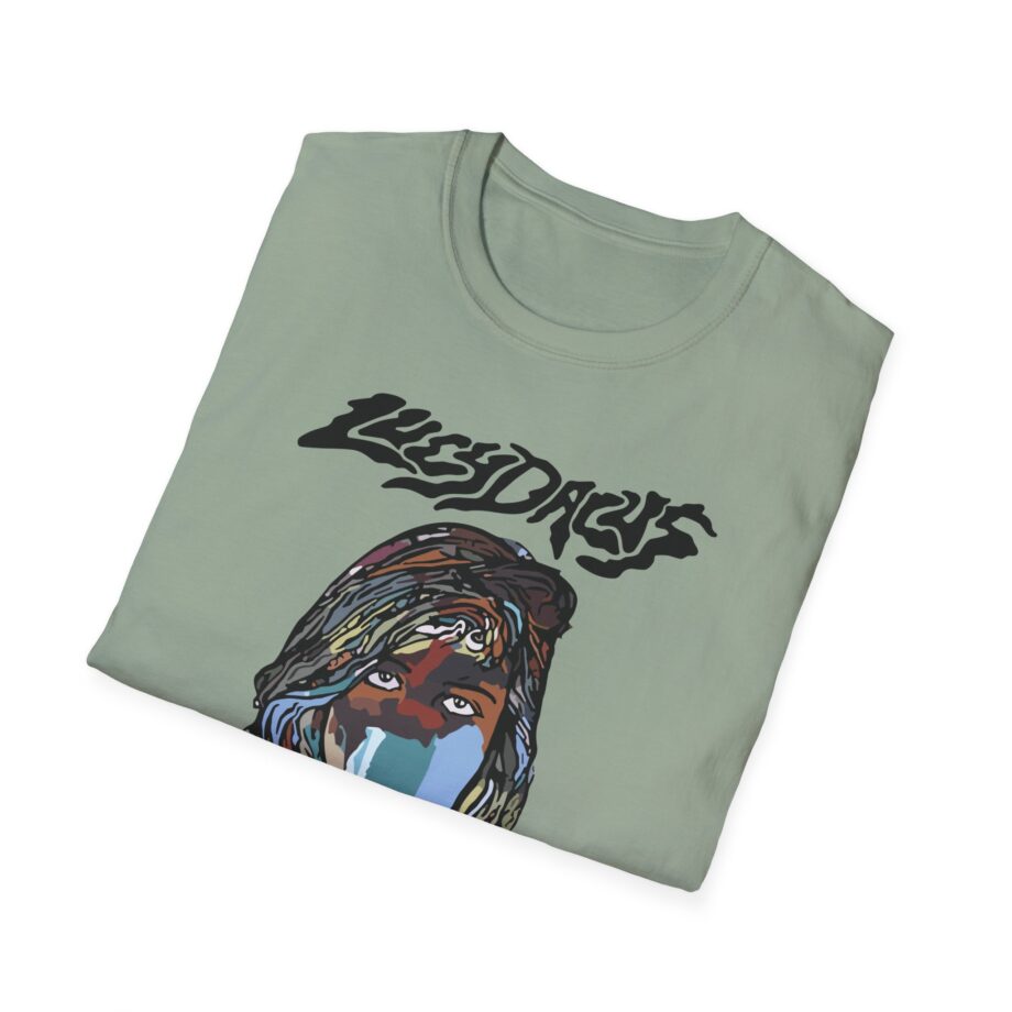 Lucy Dacus Portrait Baseball Raglan Unisex Softstyle T-Shirt