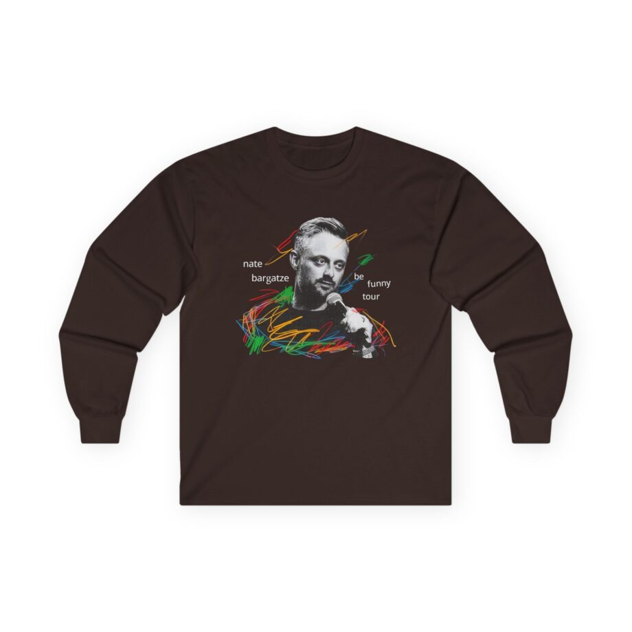 Nate Bargatze 2024 Be Funny Tour Unisex Ultra Cotton Long Sleeve Tee