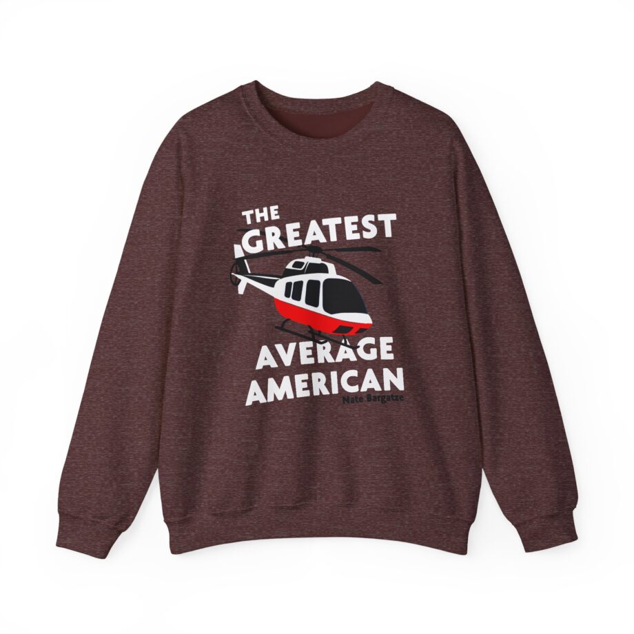 The Greatest Average American Nate Bargatze Unisex Heavy Blend™ Crewneck Sweatshirt