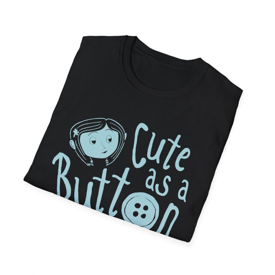 Coraline Cute Button Unisex Softstyle T-shirt