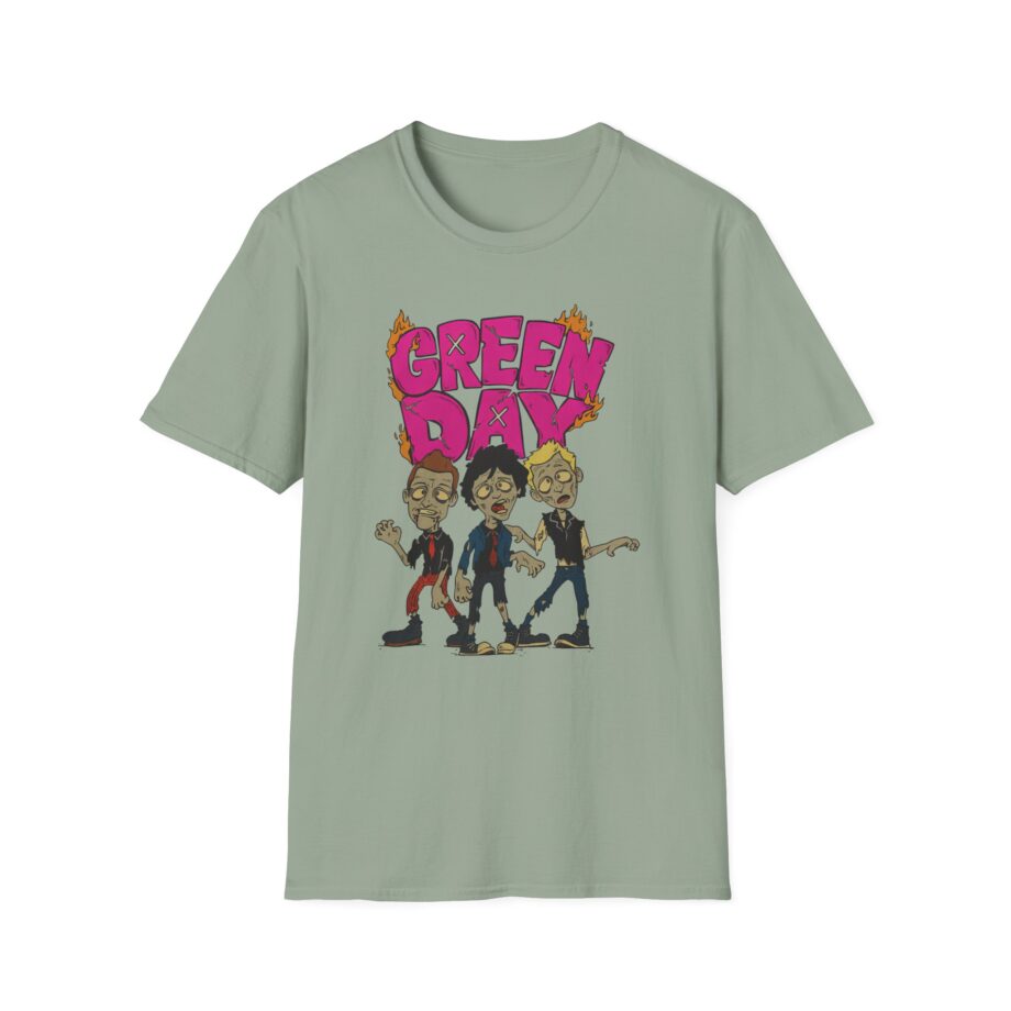 Green Day Walking Green Day Zombie Unisex Softstyle T-shirt