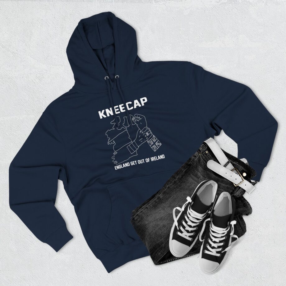 Kneecap England Get Out of Ireland Three-Panel Fleece Hoodie