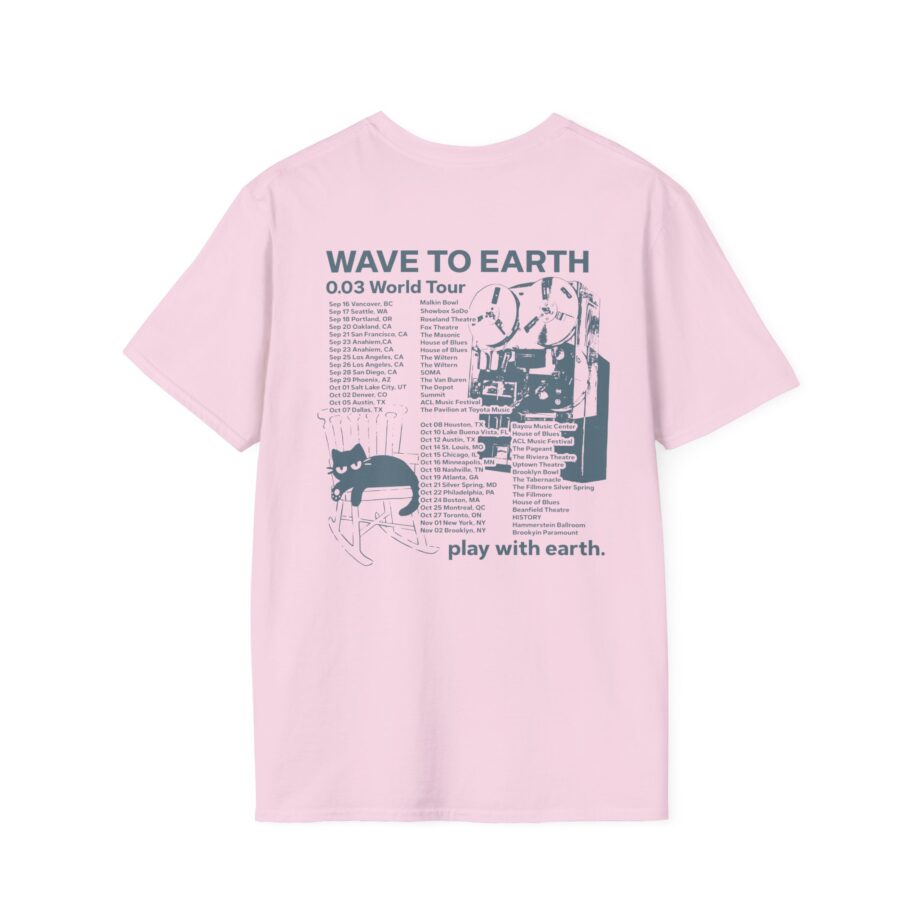 Wave to Earth 0.03 NA Tour Unisex Softstyle T-Shirt