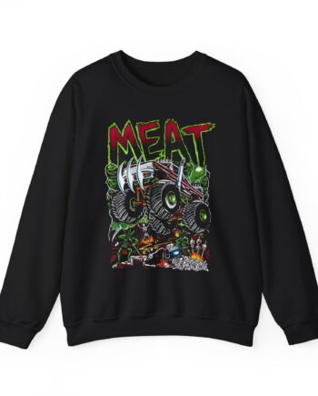 Papa Meat  Unisex Heavy Blend™ Crewneck Sweatshirt