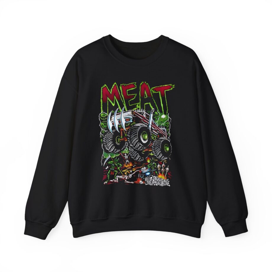 Papa Meat  Unisex Heavy Blend™ Crewneck Sweatshirt