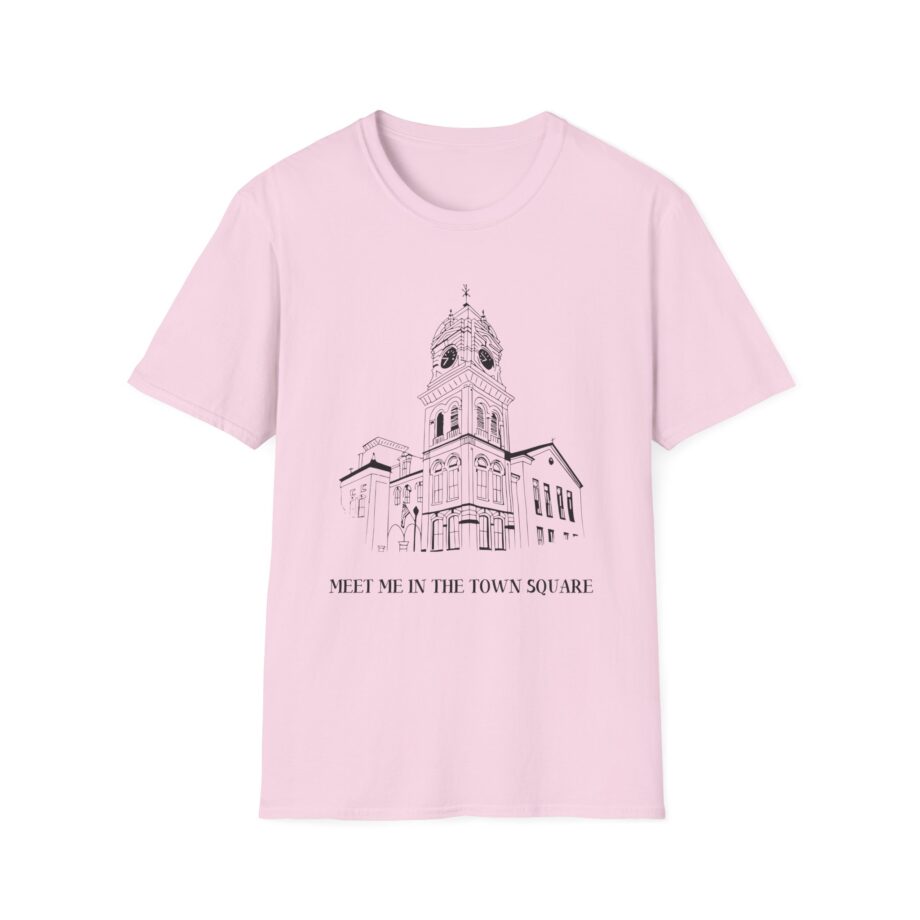 Nina Dobrev Eet Me in the Town Square  Unisex Softstyle T-Shirt