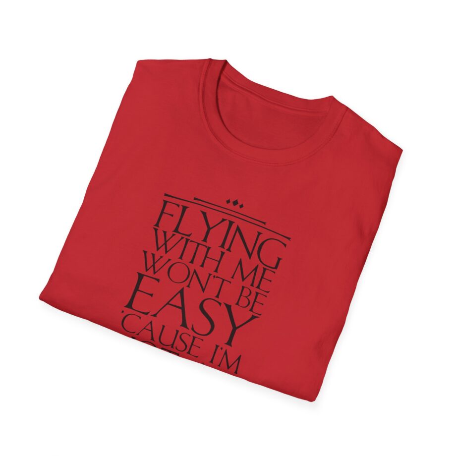 Halestorm Flying With Me Won't Be Easy 'cause I'm Not an Angel Unisex Softstyle T-Shirt