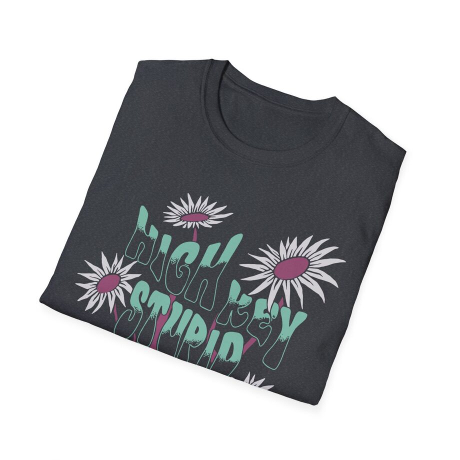 High Key Stupid Low Key Genius Unisex Softstyle T-Shirt