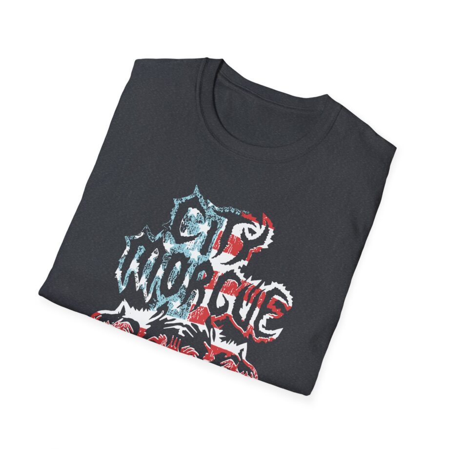 CM My Bloody America Knife Unisex Softstyle T-shirt
