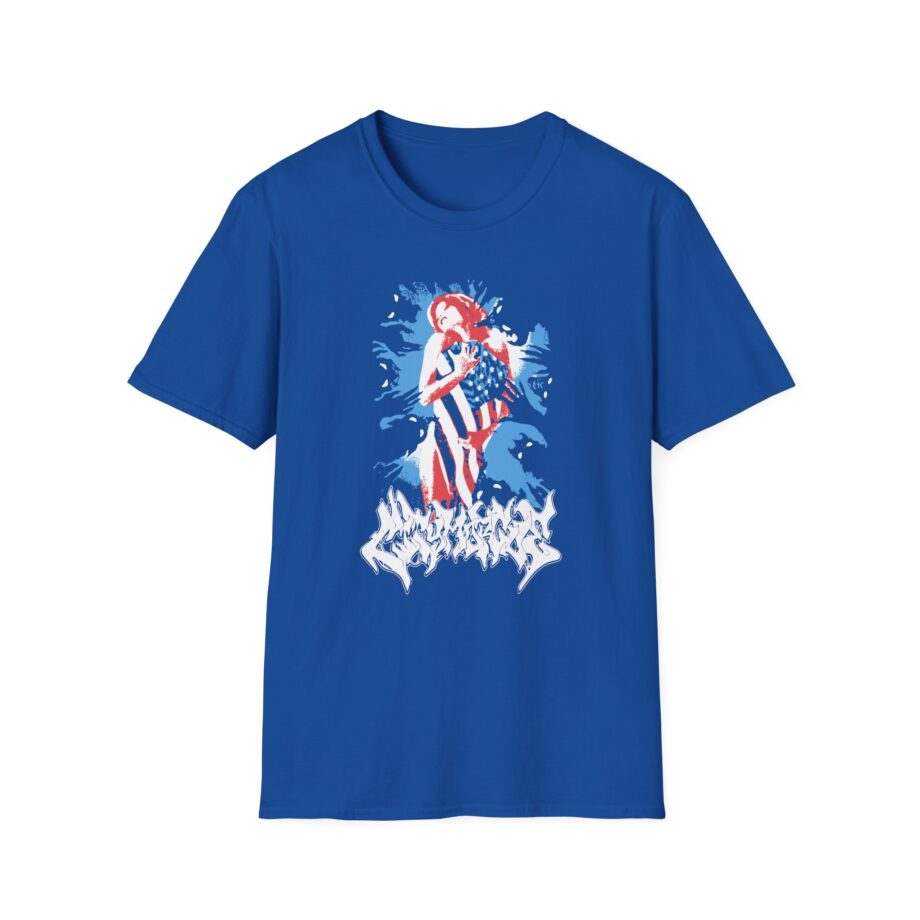 CM My Bloody America Flag Unisex Softstyle T-shirt