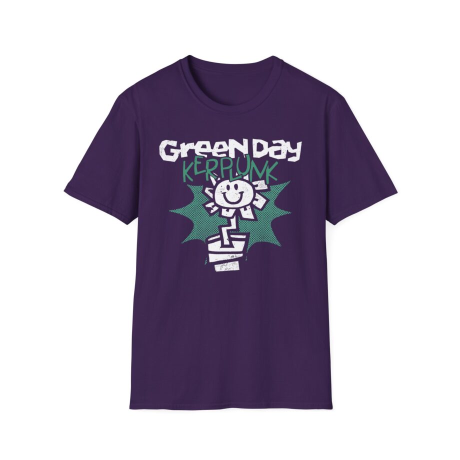 Green Day Kerplunk Vintage Flower Unisex Softstyle T-shirt