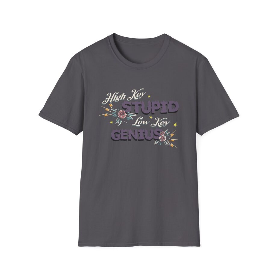 Kallmekris High Key Stupid Genius  Unisex Softstyle T-Shirt