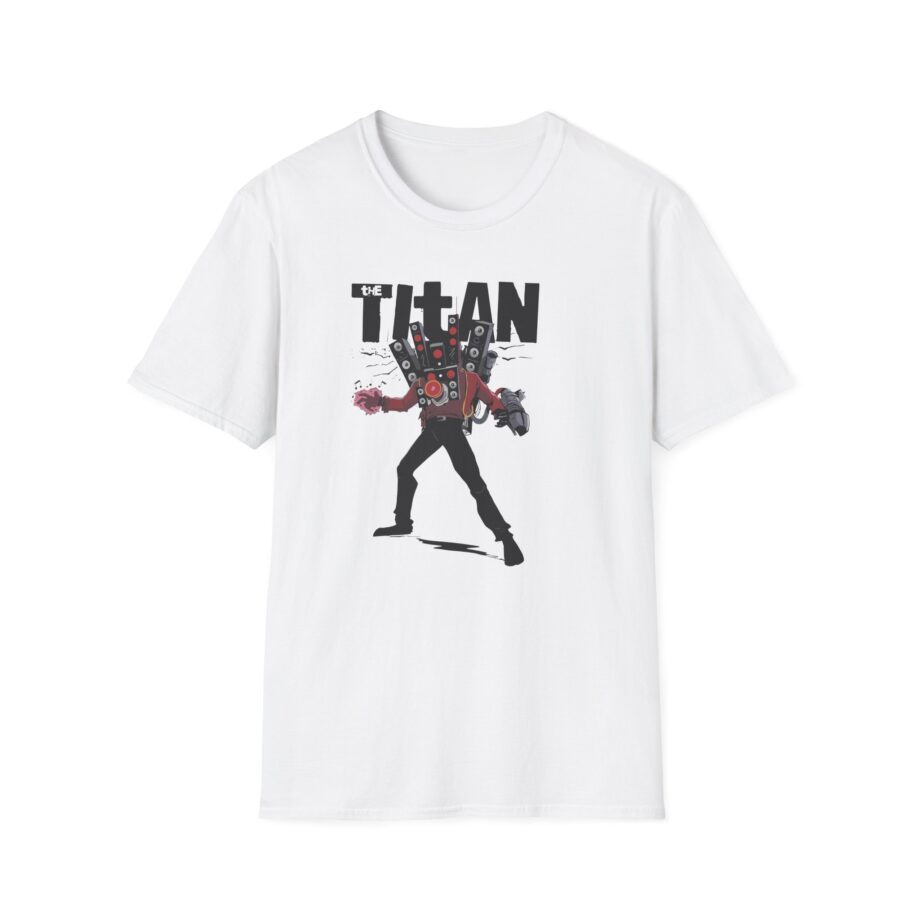 Dafuqboom Titan Speakerman High Voltage Unisex Softstyle T-Shirt