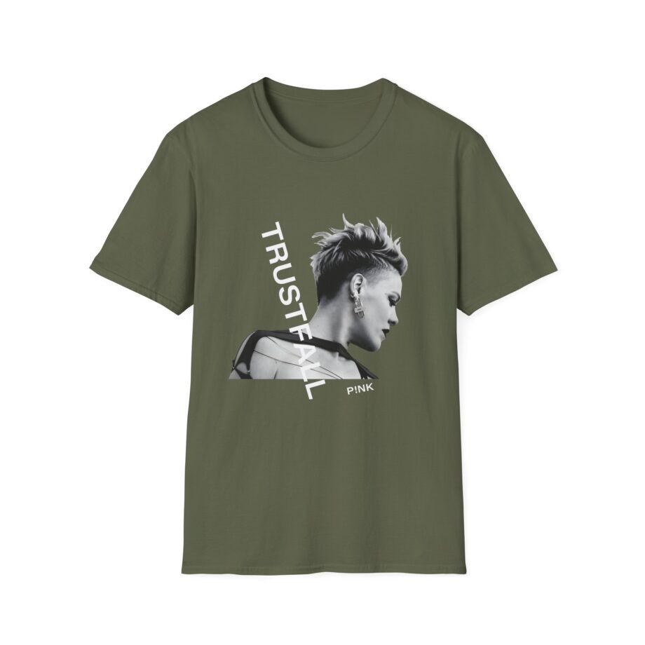 Pink Trustfall Unisex Softstyle T-Shirt
