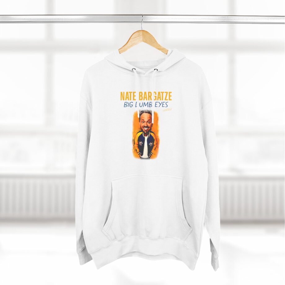 Nate Bargatze Big Dumb Eyes Tour Three-Panel Fleece Hoodie