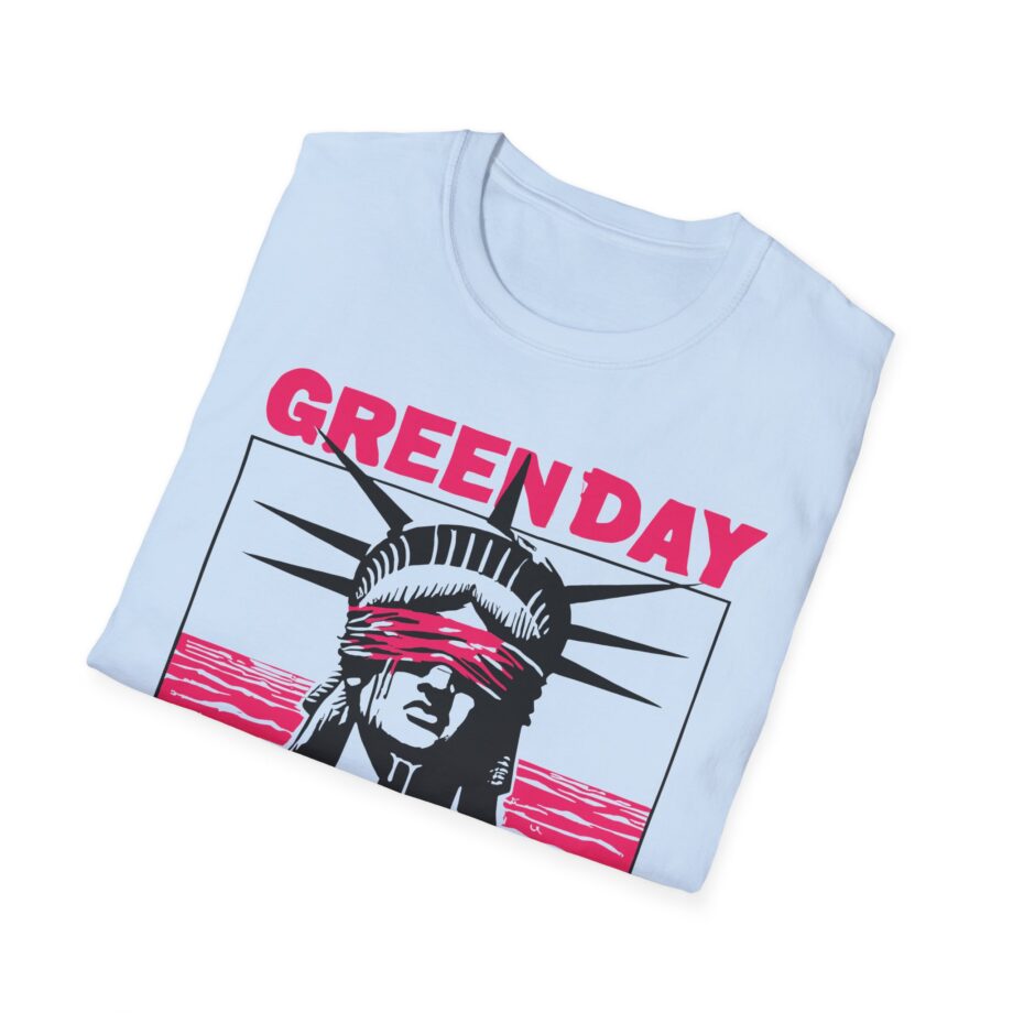 Green Day Lady Liberty Unisex Softstyle T-shirt