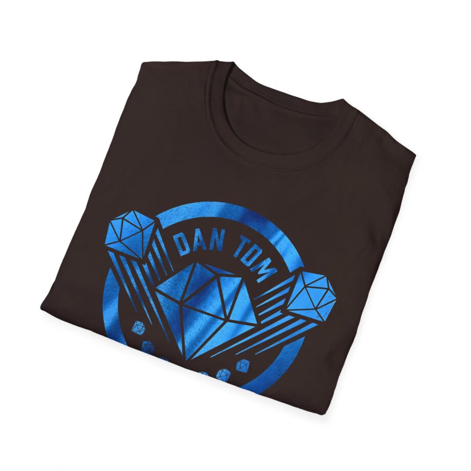 Dantdm Blue Foil Unisex Softstyle T-shirt