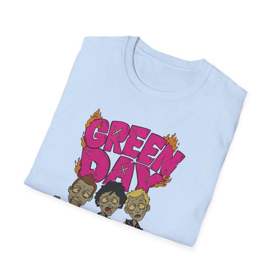 Green Day Walking Green Day Zombie Unisex Softstyle T-shirt
