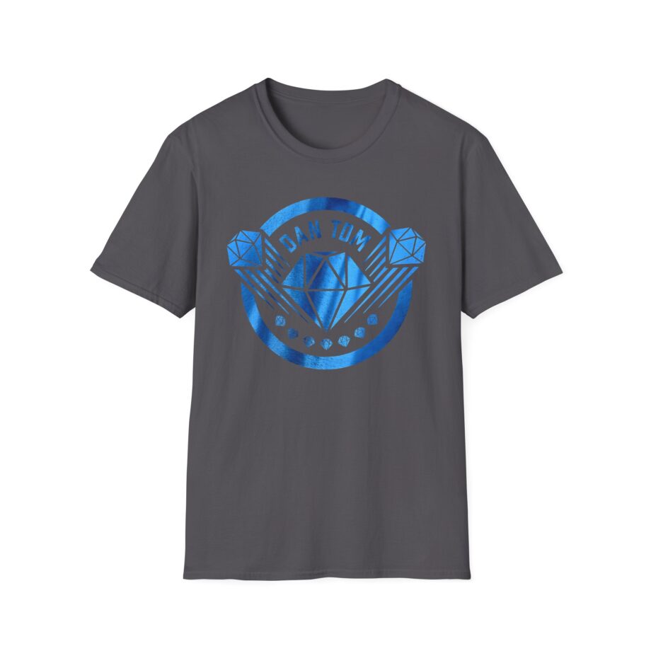 Dantdm Blue Foil Unisex Softstyle T-shirt