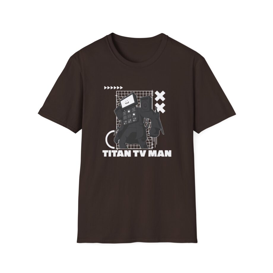 Dafuqboom Titan Tv Man Unisex Softstyle T-Shirt