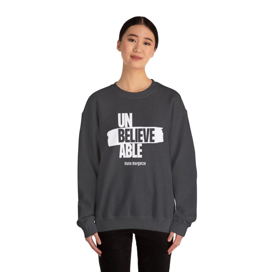Nate Bargatze Unbelievable Unisex Heavy Blend™ Crewneck Sweatshirt