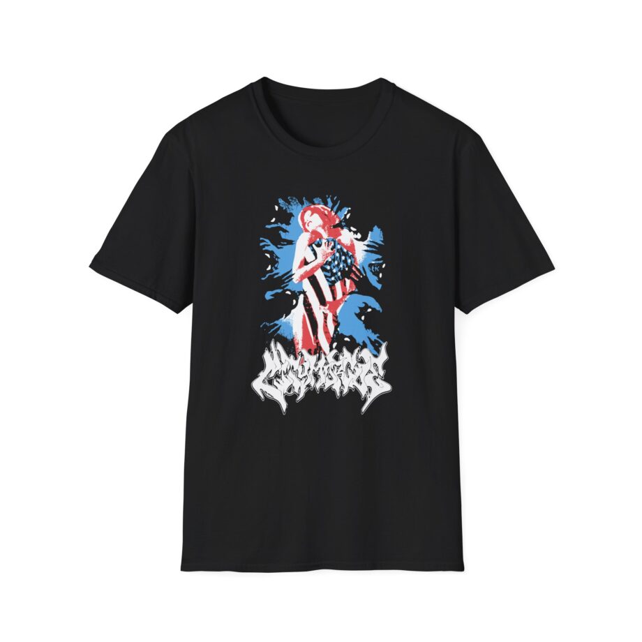 CM My Bloody America Flag Unisex Softstyle T-shirt