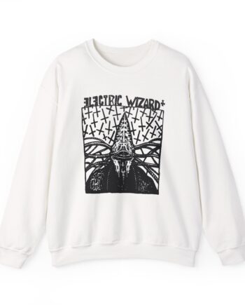 Electric Wizard Doom Sludge Stoner Metal Poster Unisex Heavy Blend™ Crewneck Sweatshirt