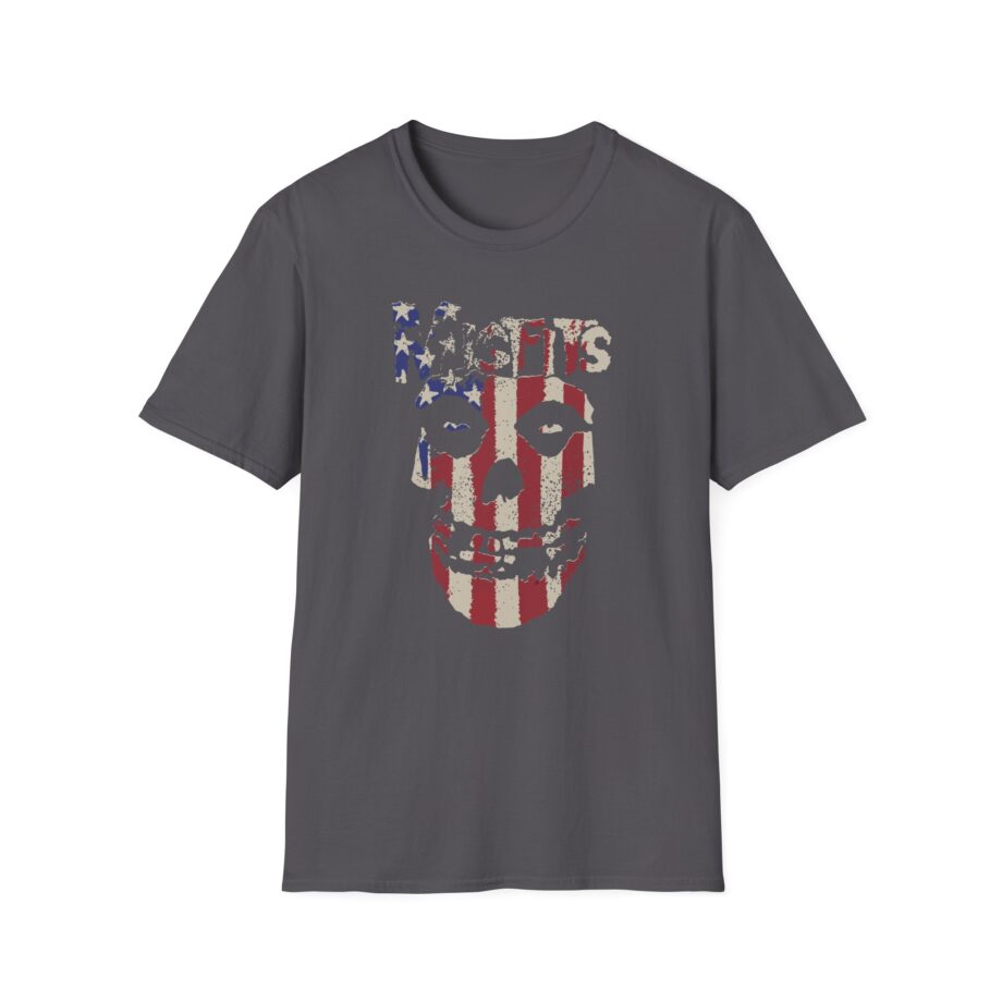 Misfits Stars and Stripes Fiend Skull Unisex Softstyle T-Shirt
