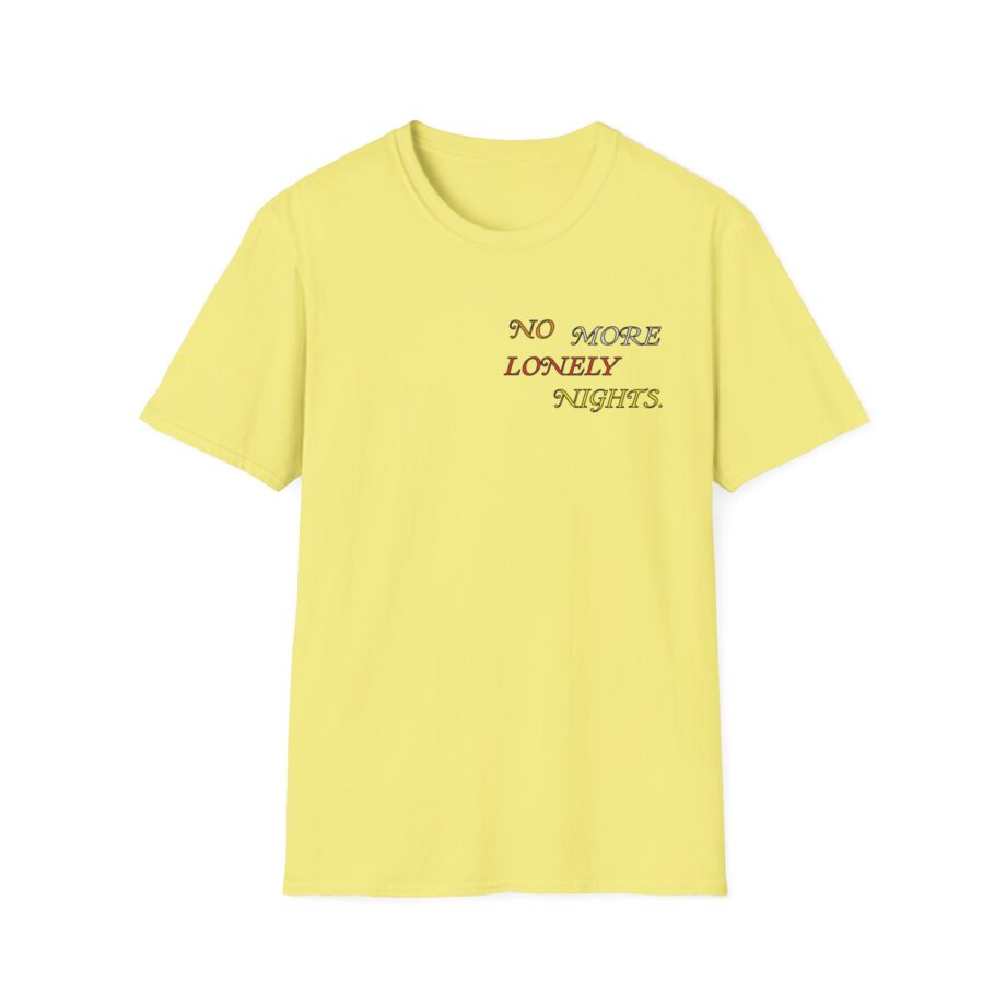 6lack No More Lonely Nights Crayon Unisex Softstyle T-Shirt