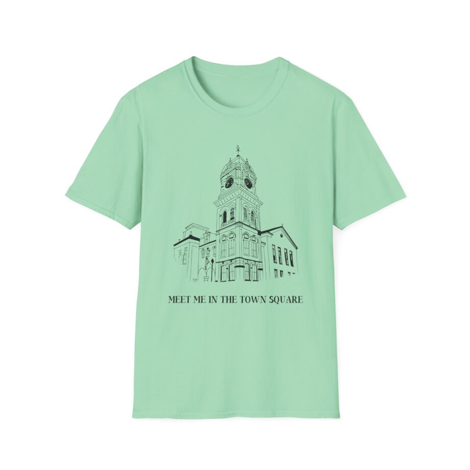 Nina Dobrev Eet Me in the Town Square  Unisex Softstyle T-Shirt