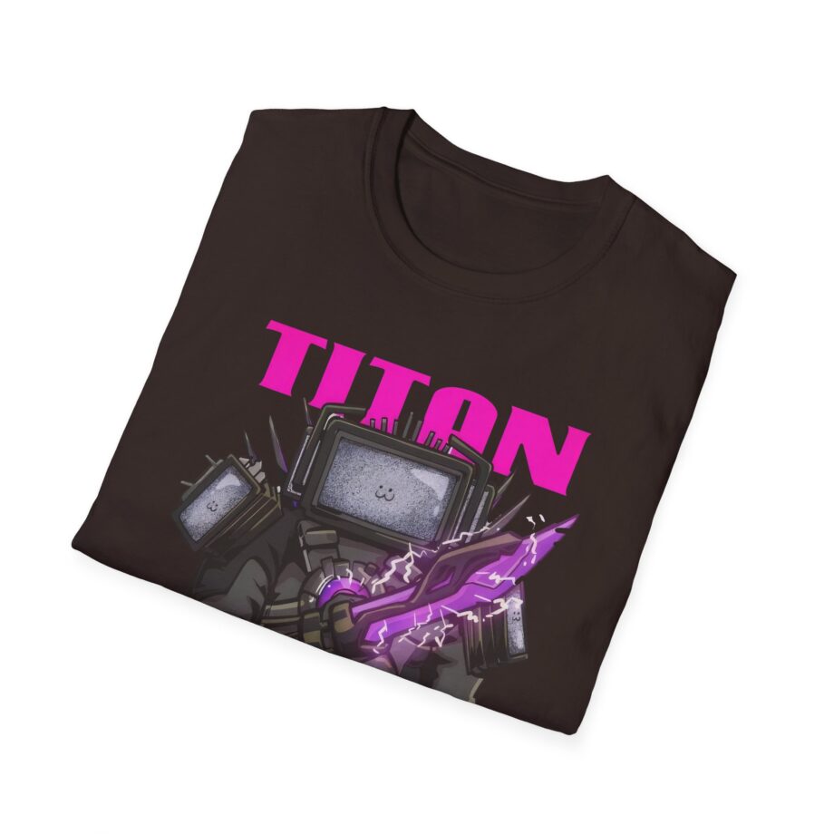 Dafuqboom Titan Tv Man Zap Unisex Softstyle T-Shirt