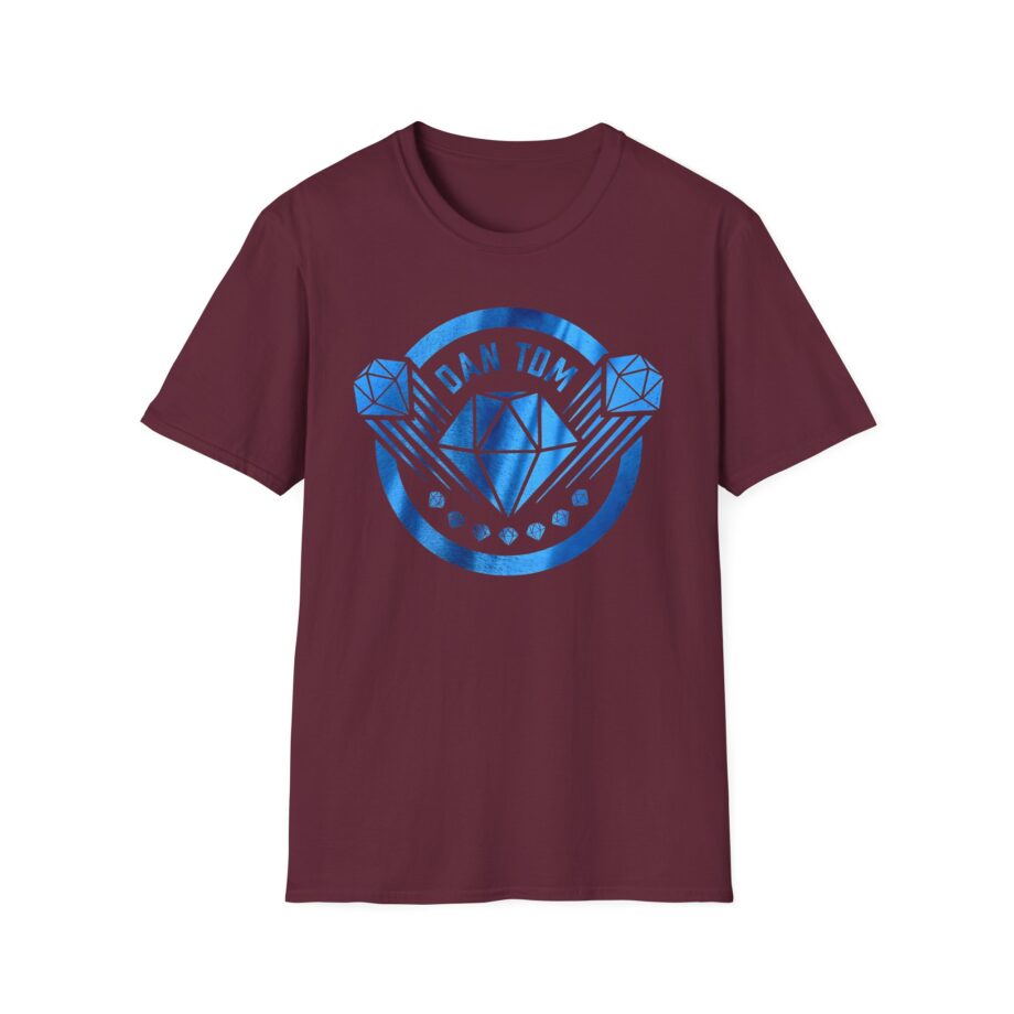 Dantdm Blue Foil Unisex Softstyle T-shirt