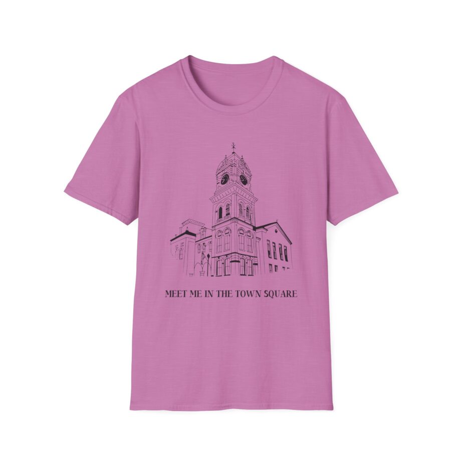 Nina Dobrev Eet Me in the Town Square  Unisex Softstyle T-Shirt