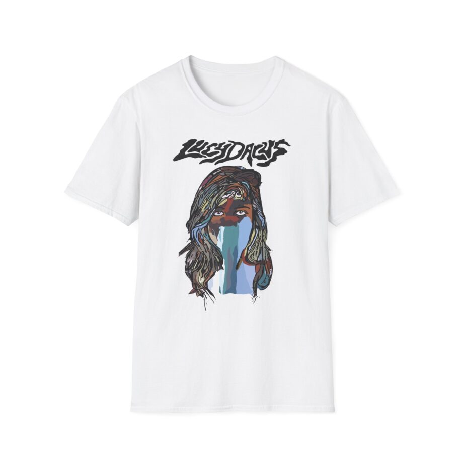 Lucy Dacus Portrait Baseball Raglan Unisex Softstyle T-Shirt