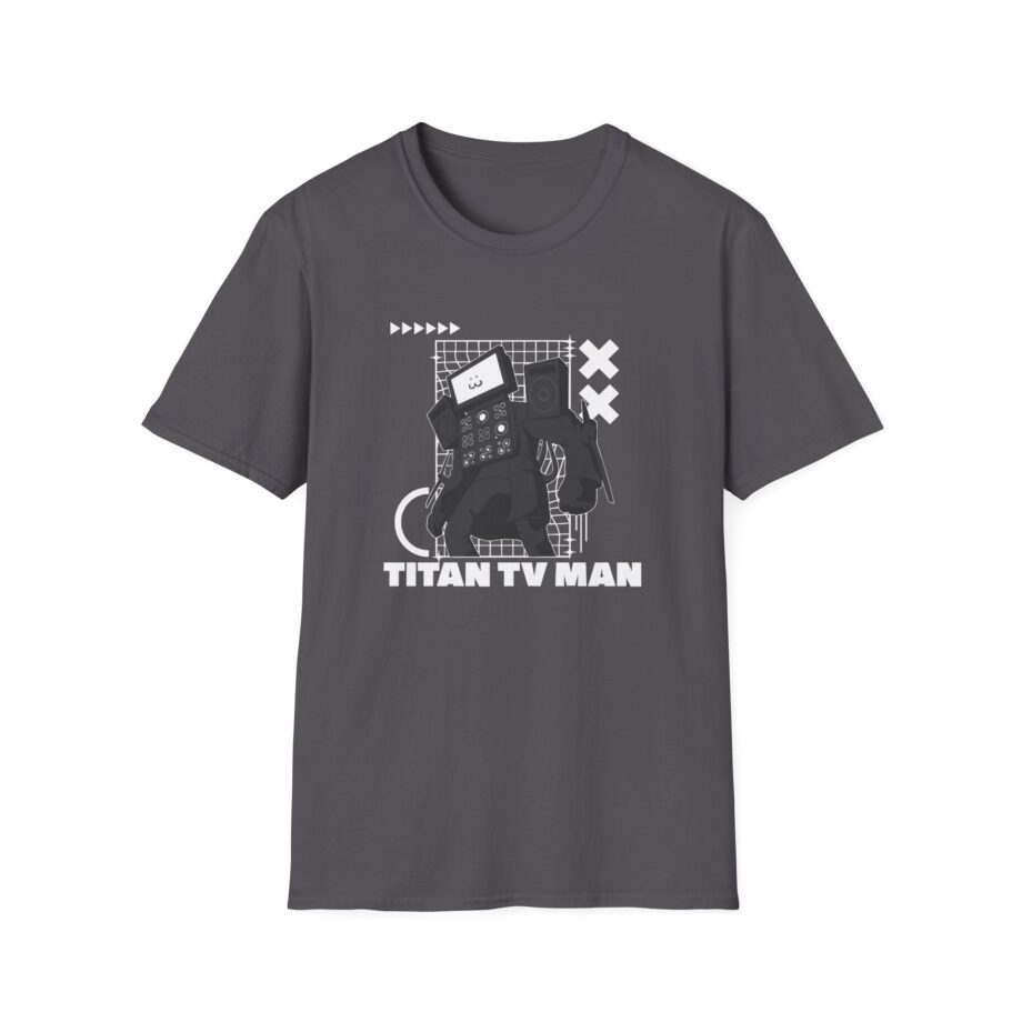 Dafuqboom Titan Tv Man Unisex Softstyle T-Shirt