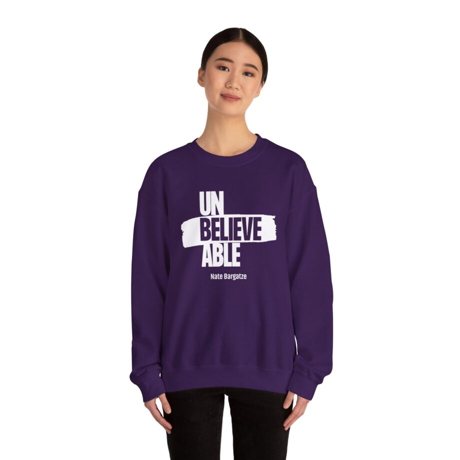 Nate Bargatze Unbelievable Unisex Heavy Blend™ Crewneck Sweatshirt